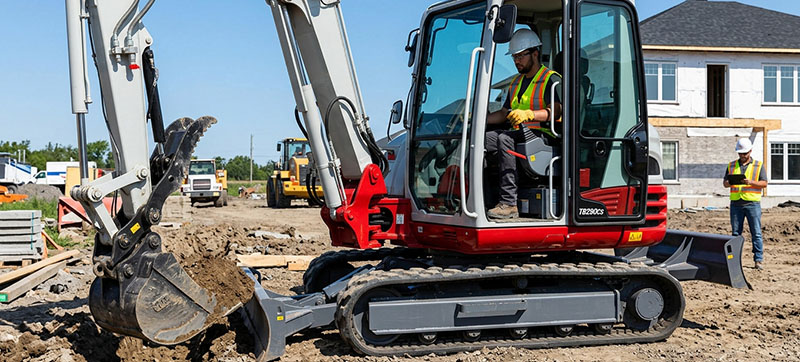 Excavatrice 8 t avec opérateur (TB290CS)